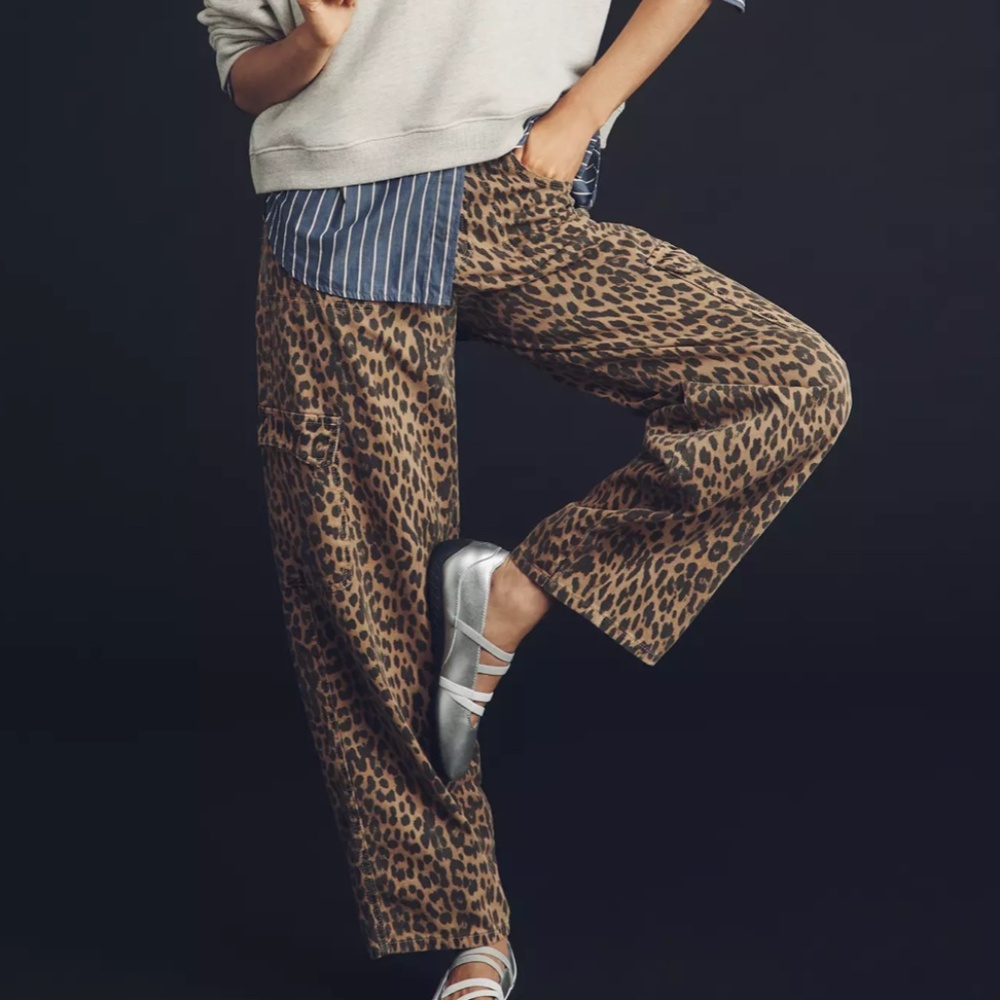 Damson Madder Dion Leopard Carpenter Cargo Pants US10